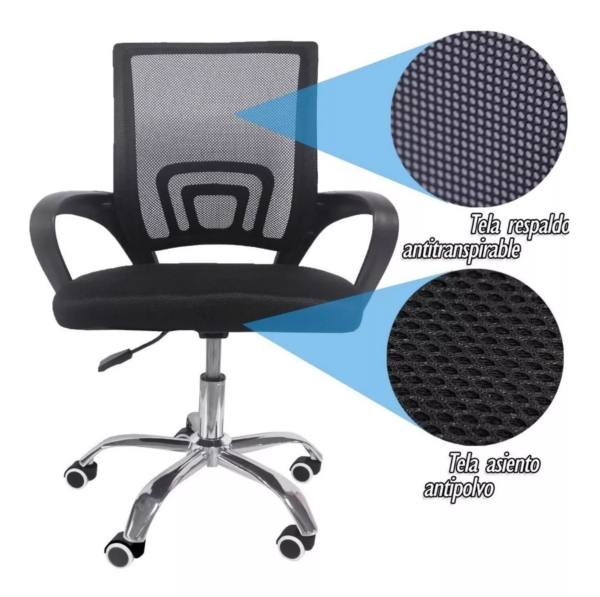 Silla Escritorio Oficina Ajustable - Imagen 4