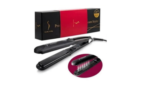 Plancha para cabello a vapor